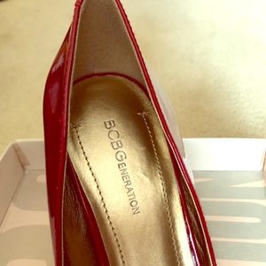 Ruby Smooth Patent Leather Pumps